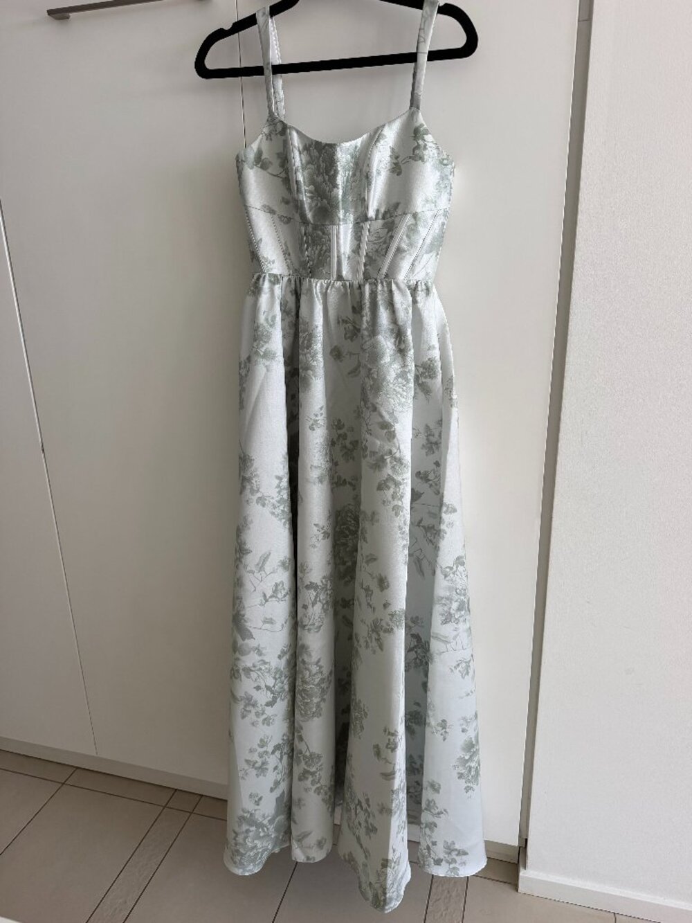 NWT Dessy Collection Sage Green Formal Dress - Size 4